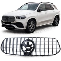 Sport KüHlergrill Schwarz Glanz Chrom FüR Mercedes Gle V167 Coupe C167 18-23