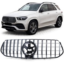 Sport Kühlergrill Schwarz Glanz Chrom für Mercedes GLE V167  Coupe C167 18-23