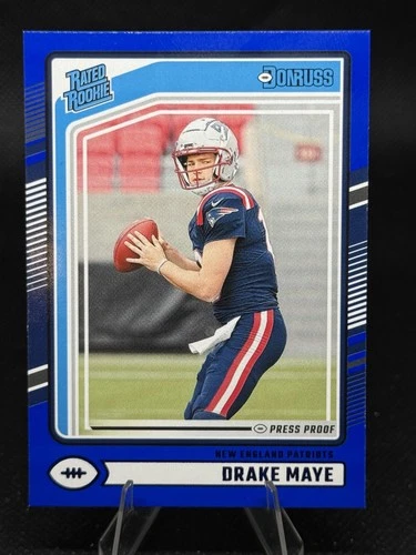 2024 Donruss - Drake maye #379 - Blue Press Proof - RC