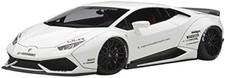 AUTOart 1/18 Liberty Walk LB-WORKS Lamborghini Huracan White Model Car Japan