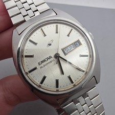 Reloj Automático Hombre ENICAR Ocean Pearl Vintage 2167-51-29 Día/Fecha Suizo Años 70