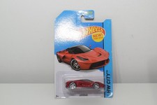 C3 1:64 3INCH 3 INCH HOT WHEELS HOTWHEELS FERRARI LAFERRARI RED LONG CARD