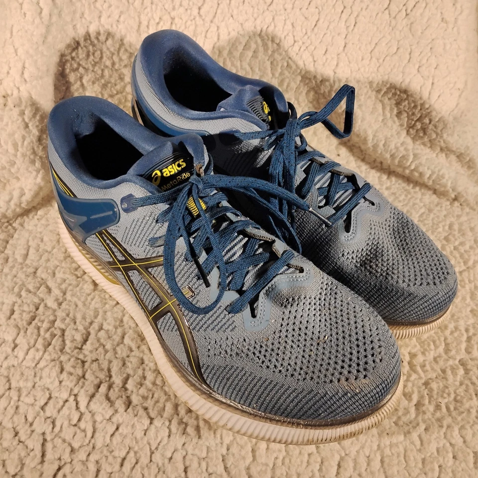 Asics MetaRide shoes mens 13 blue running 1011A142 sneakers flyte foam - Image 2 of 4