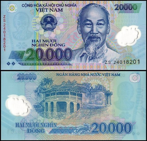 Vietnam 20,000 Dong, 2024, P-120o, UNC, Polymer X 100 PCS Bundle Pack - Picture 2 of 2