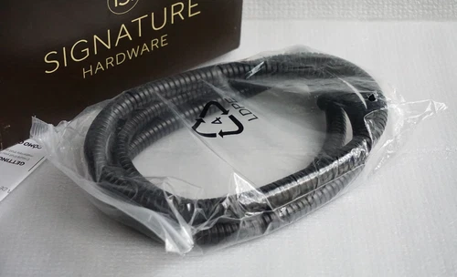 Signature Hardware SHH1010MB 60" Stretchable Hand Shower Hose - Matte Black New - Picture 5 of 11