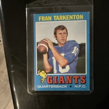 1971 Topps - Fran Tarkenton #120 New York Giants Football Card