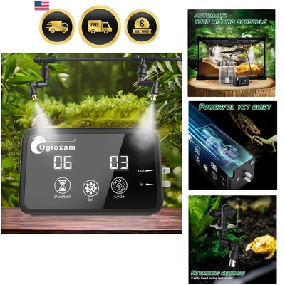 Reptile Mister System Automatic Humidifier Cloud Misting for Snake Lizard Turtle