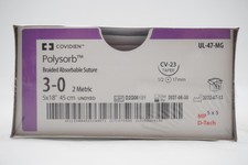 Covidien UL-47-MG Polysorb Intrecciato Assorbibile 3-0 5x18" Scatola/12pz