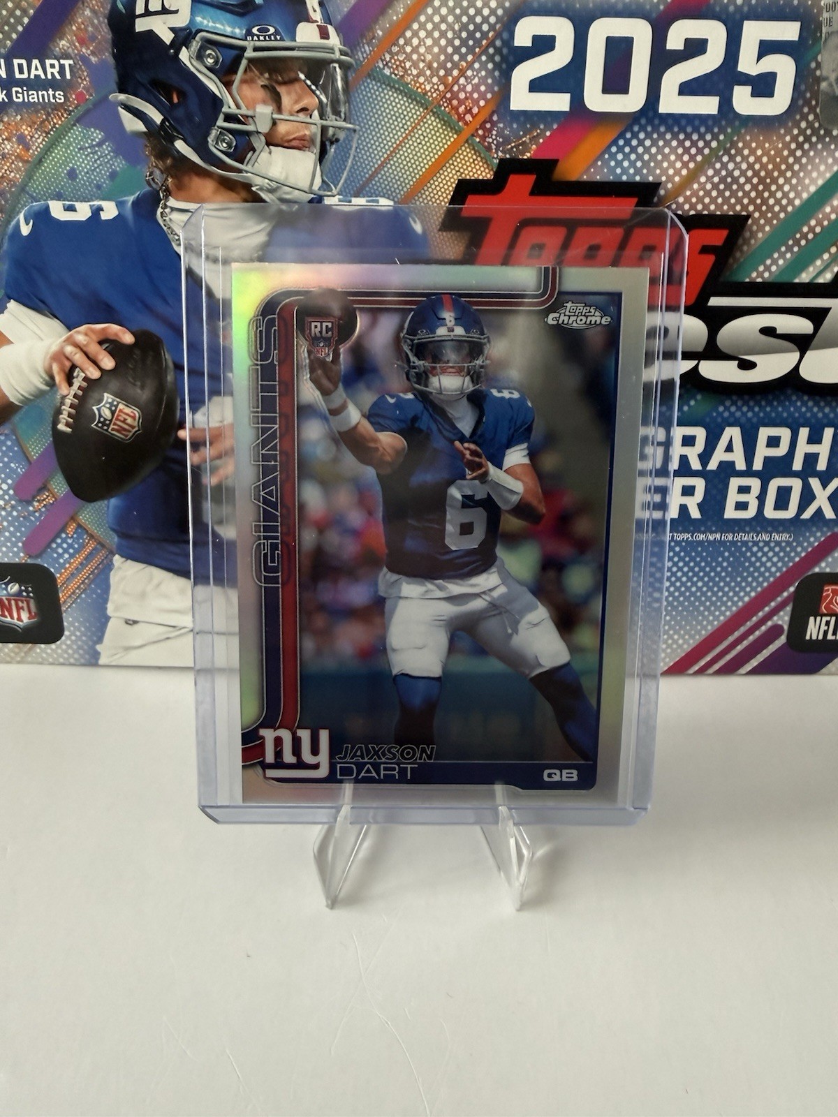 Jaxson Dart 2025 Topps Chrome #306 Rookie - Refractor Price Guide 