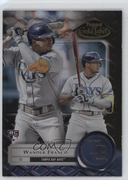 2022 Topps Gold Label Class 2 Black Wander Franco #96 0u46