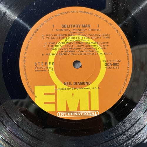 Vinyl Record LP Neil Diamond Solitary Man 1972 - Picture 5 of 7