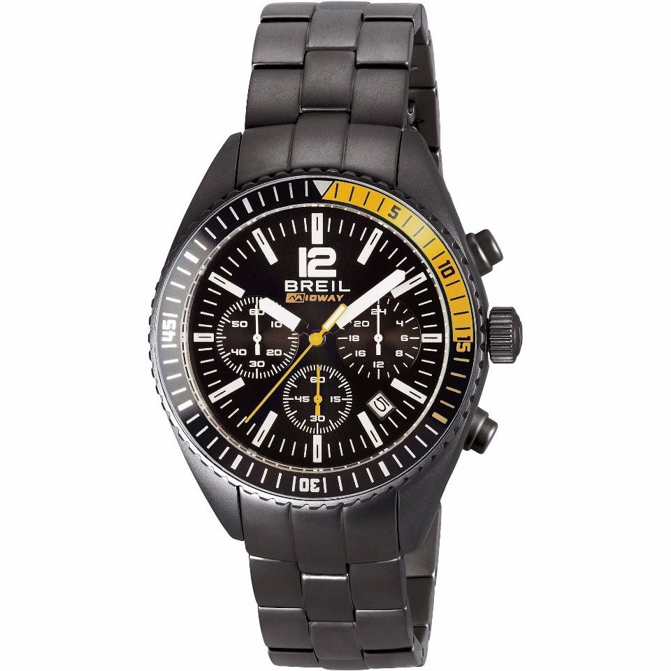 Montre sport Breil Midway TW1634 étanche pour homme actif