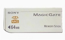 Genuine Sony 64MB Memory Stick card MSG-64A MagicGate for Old Cameras