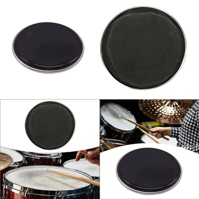 Snare Drumhead schwarz PVC einfache Montage verschleißfest für Konzertübungen