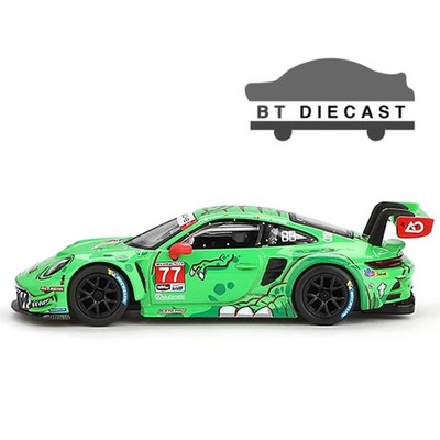 MINI GT PORSCHE 911 GT3 R #77 AO RACING 2024 IMSA DAYTONA GTD 2ND