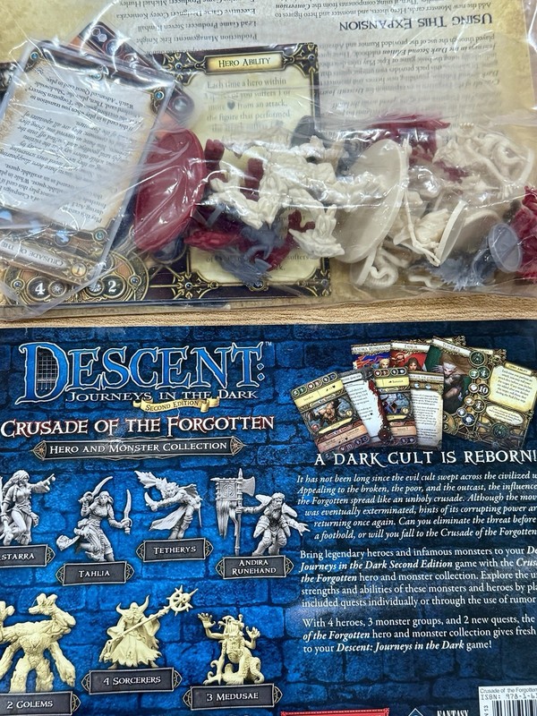 Descent Journeys in the Dark 2nd Edition - Crusade of the Forgotten Exp COMPLETE