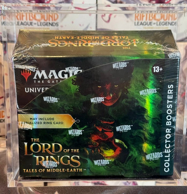MTG LOTR: Tales of Middle-Earth Collector Booster Box w/ Acrylic Case