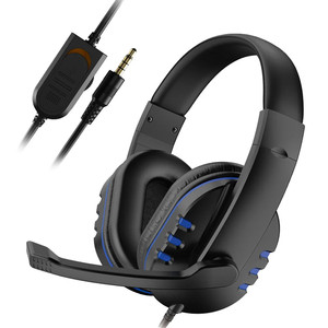 3.5mm Wired Gaming Headset Headphones with Mic for PS4 PC Chat