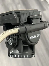 Kingjoy VT-1510 Fluid Tripod Head with Quick Release 