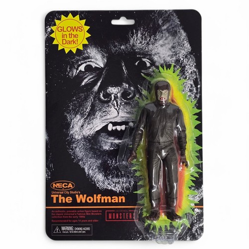 Figurine NECA The Wolfman Glow In The Dark - Universal Monsters Retro