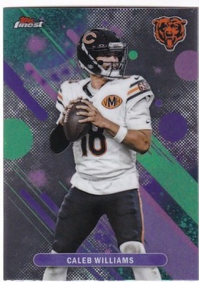 2025 Topps Finest CALEB WILLIAMS #50 - Chicago Bears