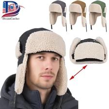 Ushanka Cap with Ear Flaps Aviator / Trapper Hat Warm Beanie Ideal Winter Gift