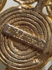 Vintage Golden-toned Pendant Only Signed Metropolitan Museum Of Arts Geometric  — photo 4