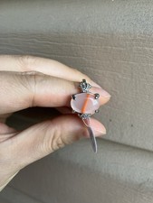 NEW Agate Natural Stone Steel Ring 7.5