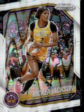 2025 Panini Prizm WNBA #118 Rickea Jackson White Seismic Prizms