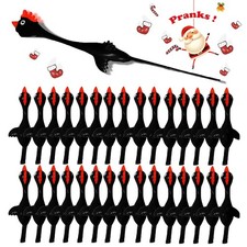 30-Pack Flingers Slingshot Rubber Chicken Flying Toys Stress Gag Gifts Kids Fun
