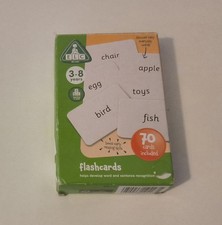 Barely Used ELC brand 70 Pack Of Flash Cards +Blank Cards To Write Your Own Word
