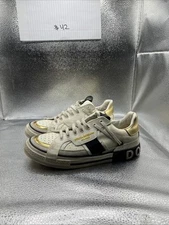 DOLCE&GABBANA 2.Zero  White Leather Sneakers size Eur 40 US size 8