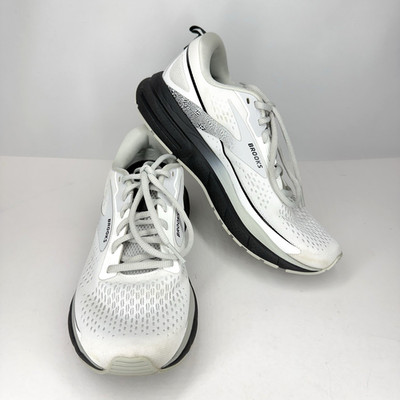 Brooks Trace 3 Shoes Women Size 8 Medium White Black 2023 White Oyster