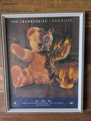 The Cranberries Promises Framed Original NME Page Ideal Gift