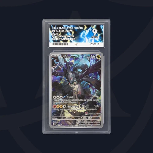 Graded ACE 9 - N's Zekrom - Black Star Promo - 031 - Pokemon Center ETB