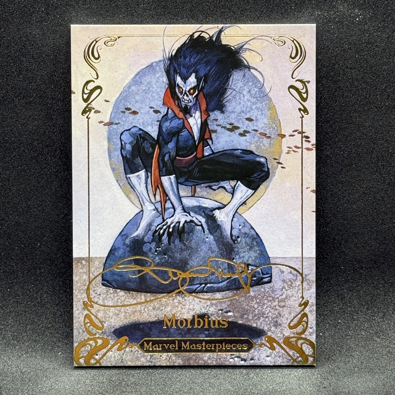 Morbius GOLD FOIL SIGNATURE SERIES 2018 Upper Deck Marvel Masterpieces #27