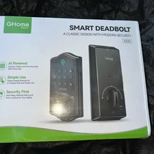 NEW GHome Smart Deadbolt KD30 - black - front door keyless entry