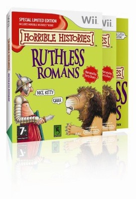 Wii Horrible Histories: Ruthless Romans + Art Book #Special Ltd Edt Big Box NEU