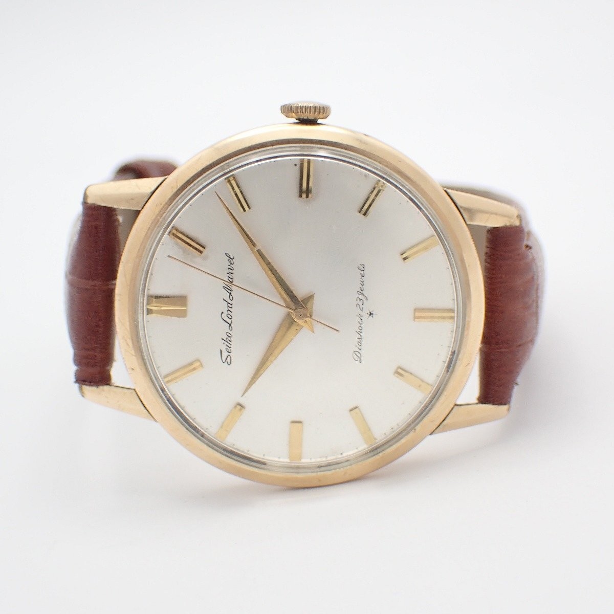 SEIKO Lord Marvel, 1960 model, 23 jewels, manual winding, 14K gold