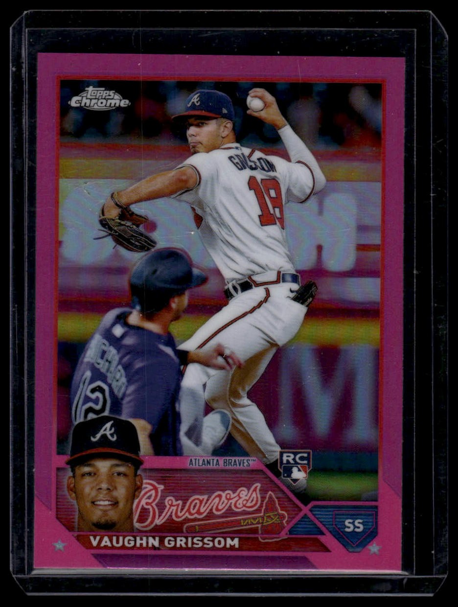 2023 Topps Chrome #48 Vaughn Grissom Pink Refractors