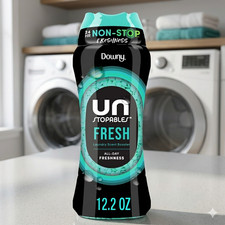 Downy Unstopables In-Wash Scent Booster Laundry Beads, Fresh Scent, 12.2 oz