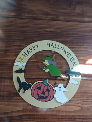 OTC Halloween Wooden Display Hanging