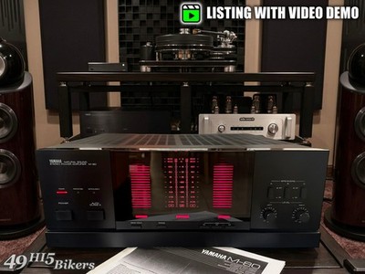 Yamaha M80 Power Amplifier Audiophile Stereo 250WPC Serviced + 30-Day Guarantee
