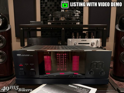 #ad #ad Yamaha M80 Power Amplifier Audiophile Stereo 250WPC Serviced 30 Day Guarantee $1460.00
