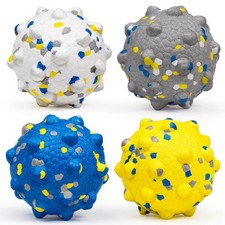 Dog Tennis Balls for Aggressive Chewers, Indestructible Durable Bouncy Intera...