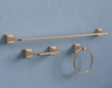 Delta Lacey 3 Piece Bath Hardware Set Champagne Bronze LAC63-CZ Towel Bar
