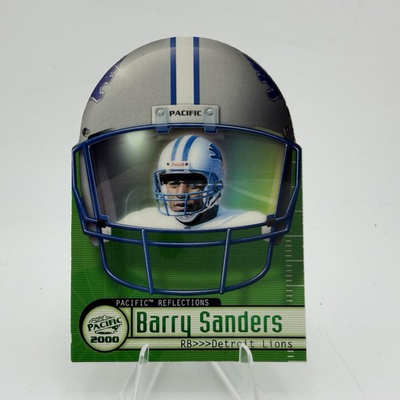 #ad 2000 Pacific Barry Sanders #6 Reflections Die Cut SSP Rare $44.99
