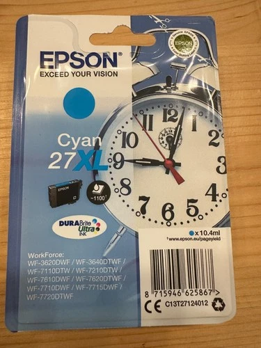 epson 27xl cyan Druckerpatrone original