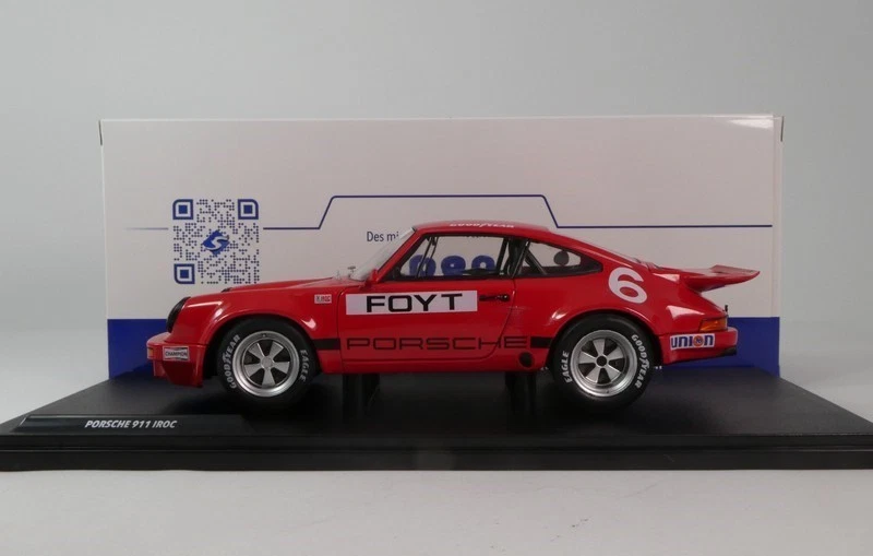 Porsche 911 RSR N°1 IROC Daytona 1974 Orange - Solido 1/18 - Neuve