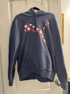 PUMA pullover hoodie Blue Star Spangled Puma Size Large